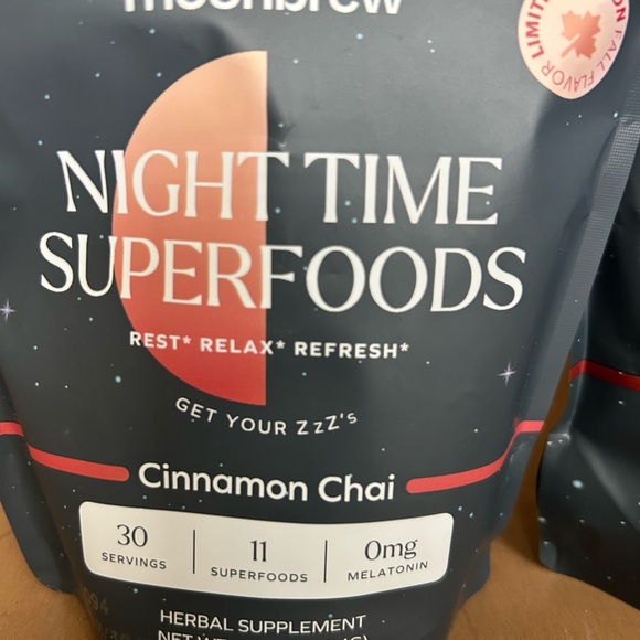 Moonbrew nightine superfoods rest relax refresh herbal supplement!  All 3! - Picture 2 of 7